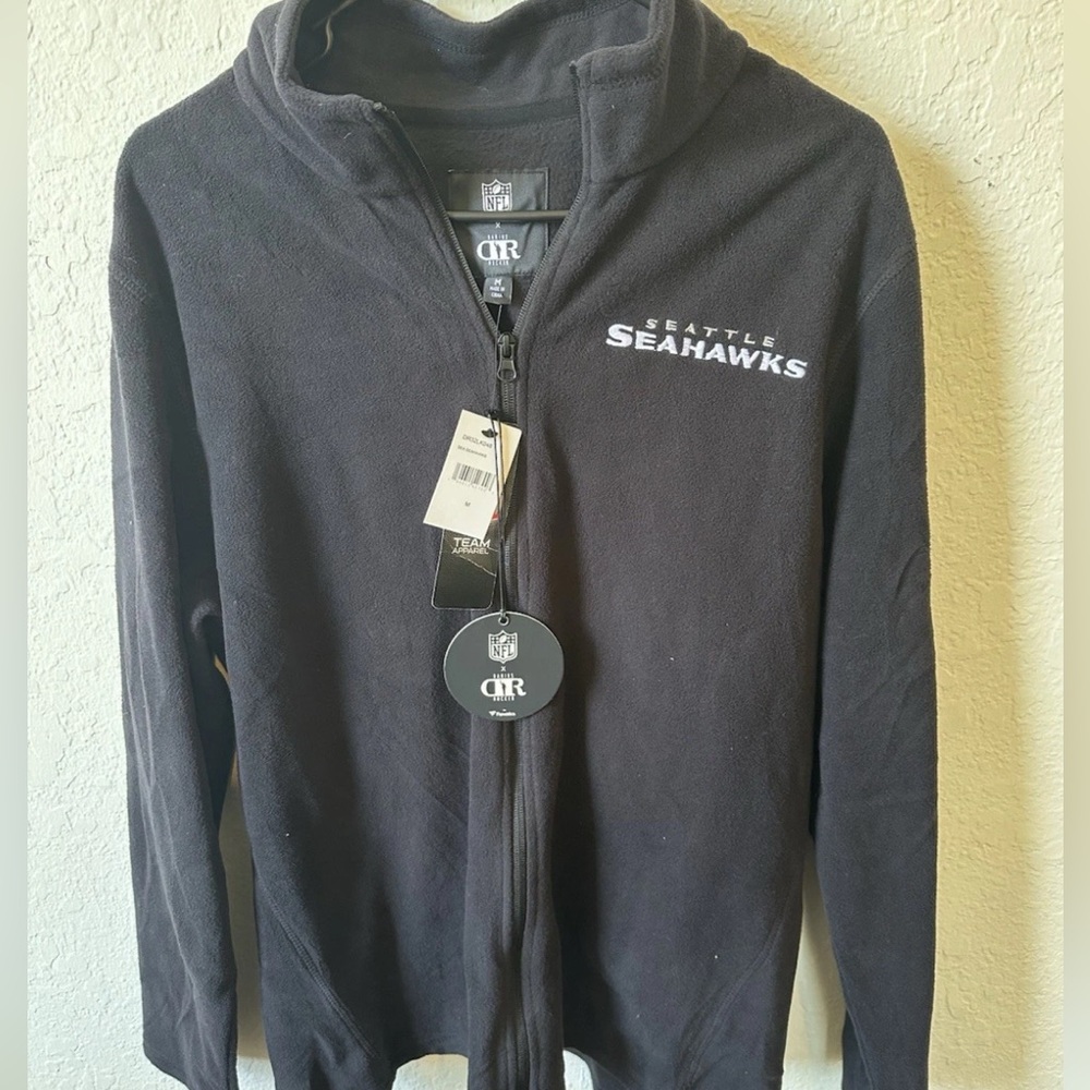 Men’s Medium Seattle Seahawks DARIUS RUCKER Full Zip Polar Fleece Jacket NWT